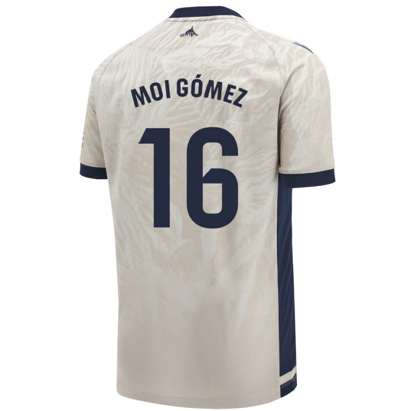 Danxen Hombre Camiseta Moi Gómez #16 Gris Claro 2ª Equipación 2024/25 La Camisa