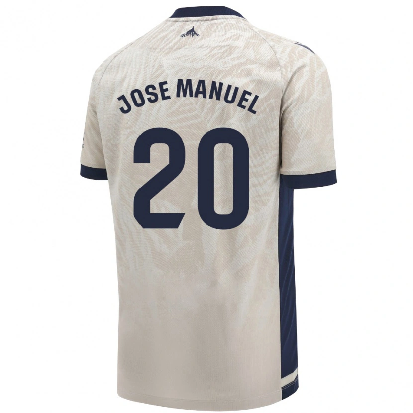 Danxen Hombre Camiseta José Manuel Arnáiz #20 Gris Claro 2ª Equipación 2024/25 La Camisa