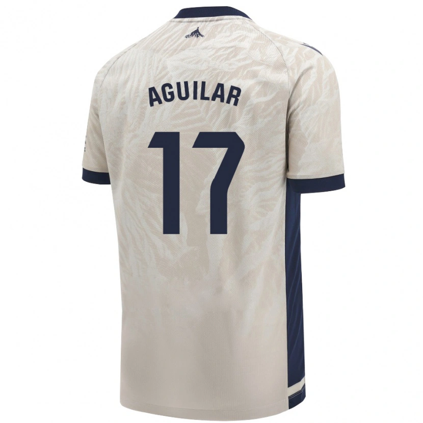 Danxen Hombre Camiseta Eneko Aguilar #17 Gris Claro 2ª Equipación 2024/25 La Camisa