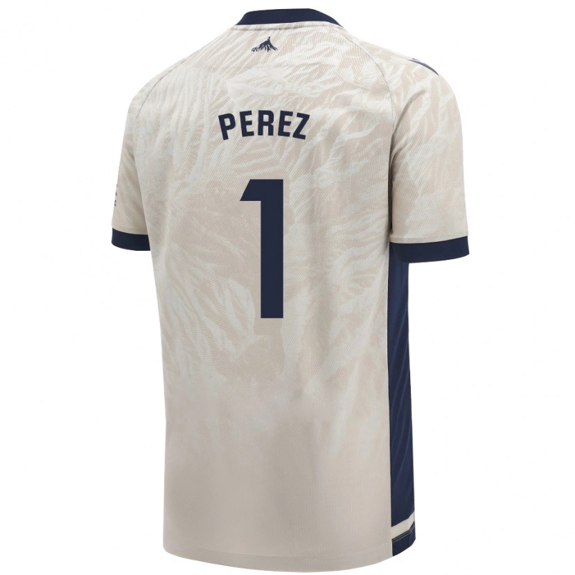 Danxen Hombre Camiseta Silvia Pérez Fernández De Romarategui #1 Gris Claro 2ª Equipación 2024/25 La Camisa