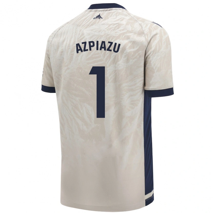Danxen Hombre Camiseta Nahia Azpiazu Moreno #1 Gris Claro 2ª Equipación 2024/25 La Camisa
