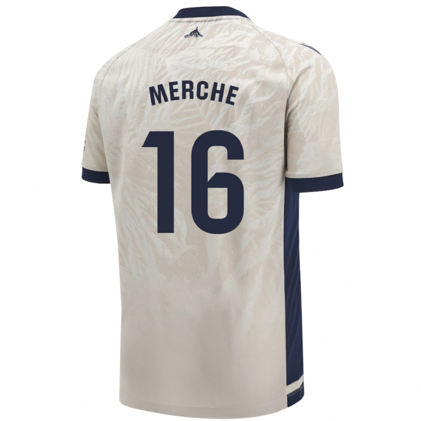 Danxen Hombre Camiseta Merche Izal García #16 Gris Claro 2ª Equipación 2024/25 La Camisa