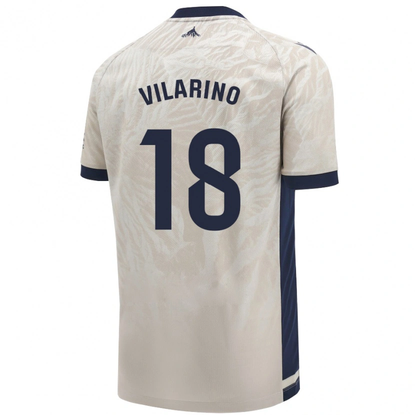 Danxen Hombre Camiseta Maitane Vilariño #18 Gris Claro 2ª Equipación 2024/25 La Camisa