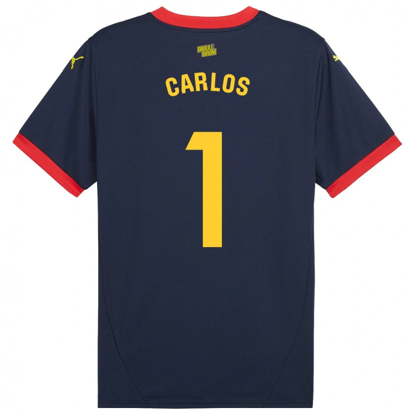 Danxen Hombre Camiseta Juan Carlos #1 Azul Marino Rojo 2ª Equipación 2024/25 La Camisa