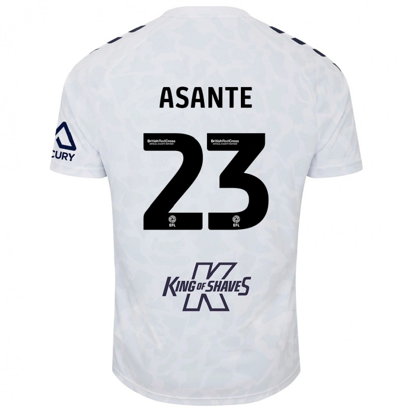 Danxen Hombre Camiseta Brandon Thomas-Asante #23 Blanco 2ª Equipación 2024/25 La Camisa