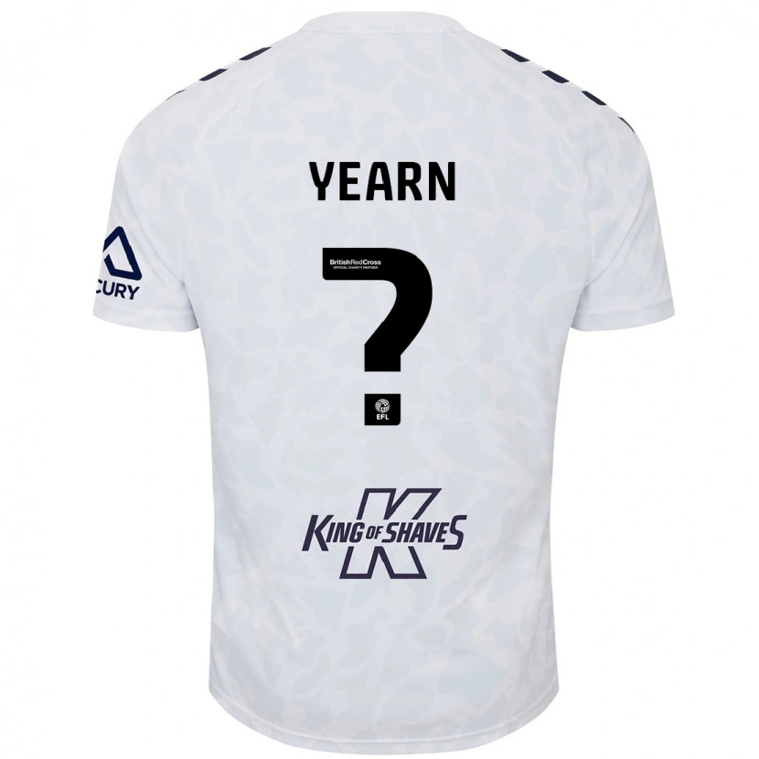 Danxen Hombre Camiseta Kai Yearn #0 Blanco 2ª Equipación 2024/25 La Camisa
