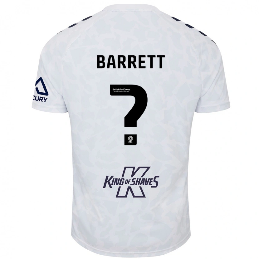 Danxen Hombre Camiseta Marlow Barrett #0 Blanco 2ª Equipación 2024/25 La Camisa