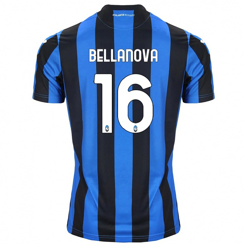Danxen Mujer Camiseta Raoul Bellanova #16 Azul Negro 1ª Equipación 2024/25 La Camisa