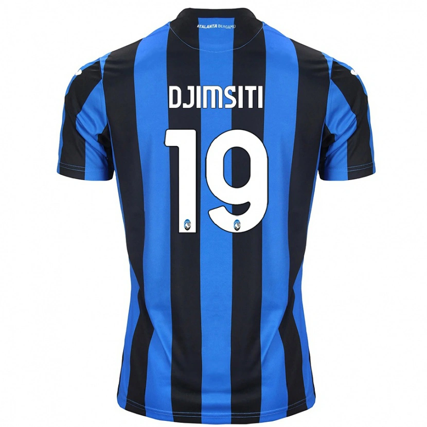 Danxen Mujer Camiseta Berat Djimsiti #19 Azul Negro 1ª Equipación 2024/25 La Camisa