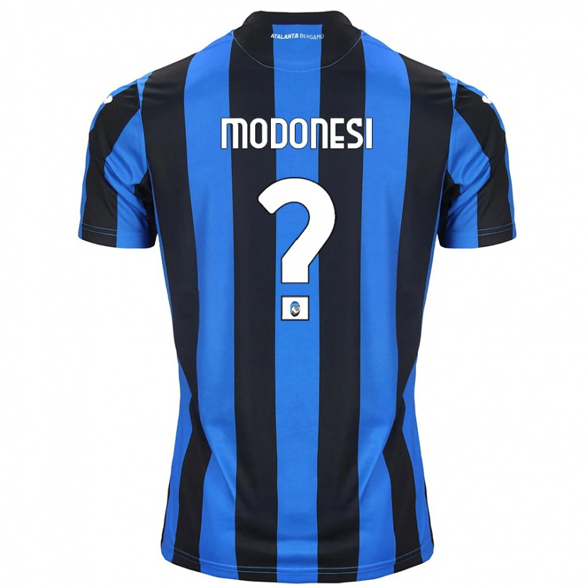 Danxen Mujer Camiseta Giorgio Modonesi #0 Azul Negro 1ª Equipación 2024/25 La Camisa