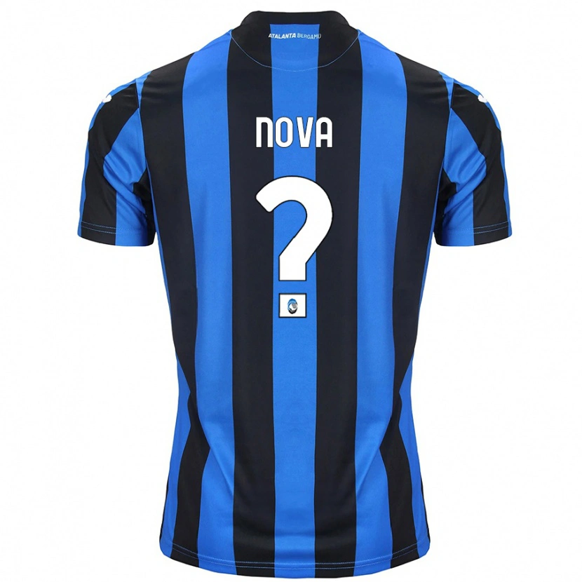 Danxen Mujer Camiseta Riccardo Nova #0 Azul Negro 1ª Equipación 2024/25 La Camisa