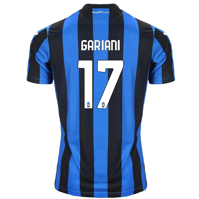 Danxen Mujer Camiseta Niccolò Gariani #17 Azul Negro 1ª Equipación 2024/25 La Camisa
