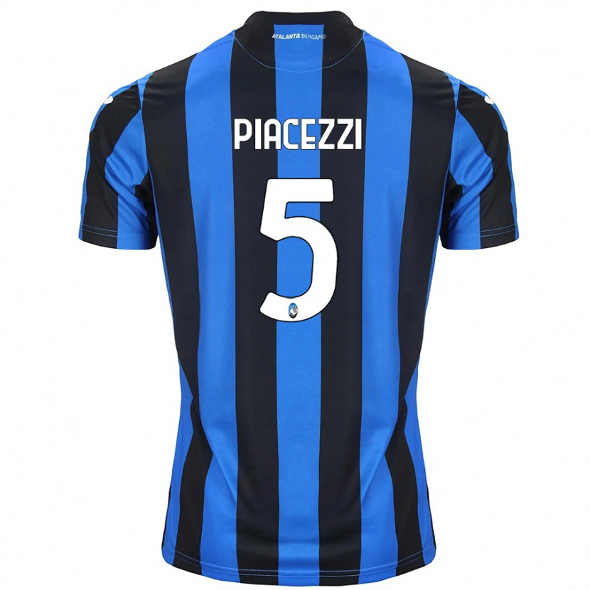 Danxen Mujer Camiseta Eleonora Piacezzi #5 Azul Negro 1ª Equipación 2024/25 La Camisa