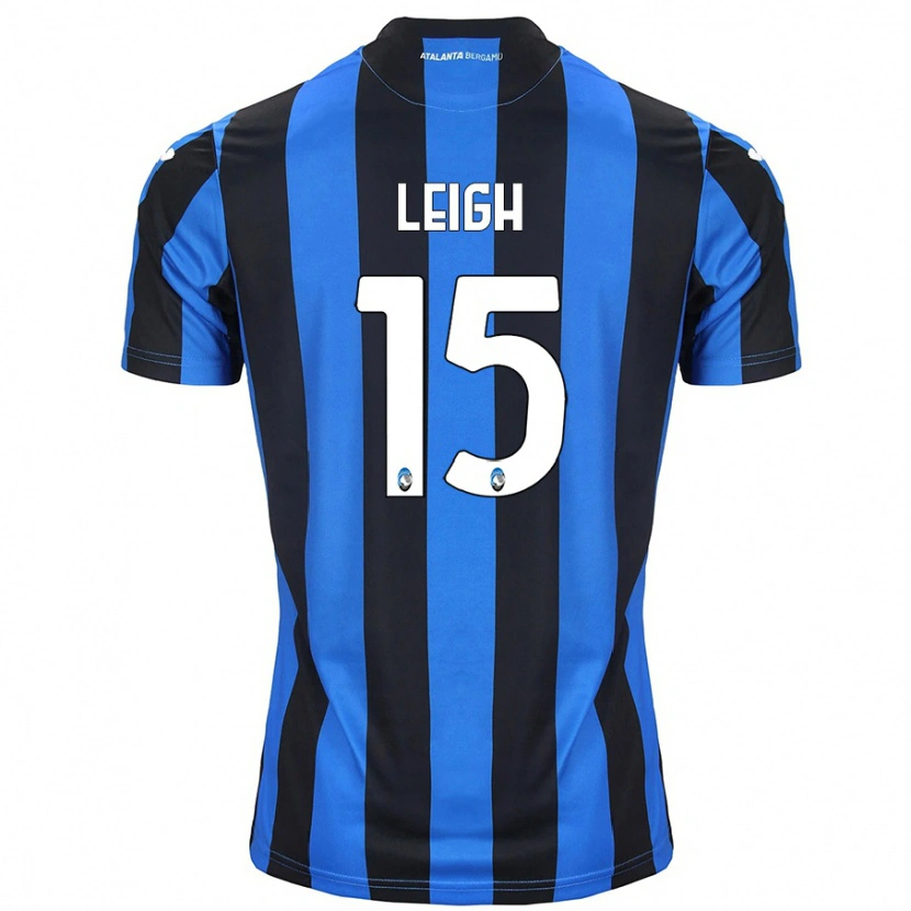Danxen Mujer Camiseta Adrienne Leigh #15 Azul Negro 1ª Equipación 2024/25 La Camisa