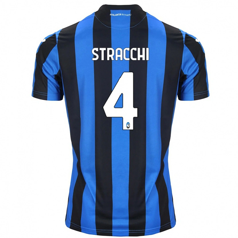 Danxen Mujer Camiseta Daniela Stracchi #4 Azul Negro 1ª Equipación 2024/25 La Camisa