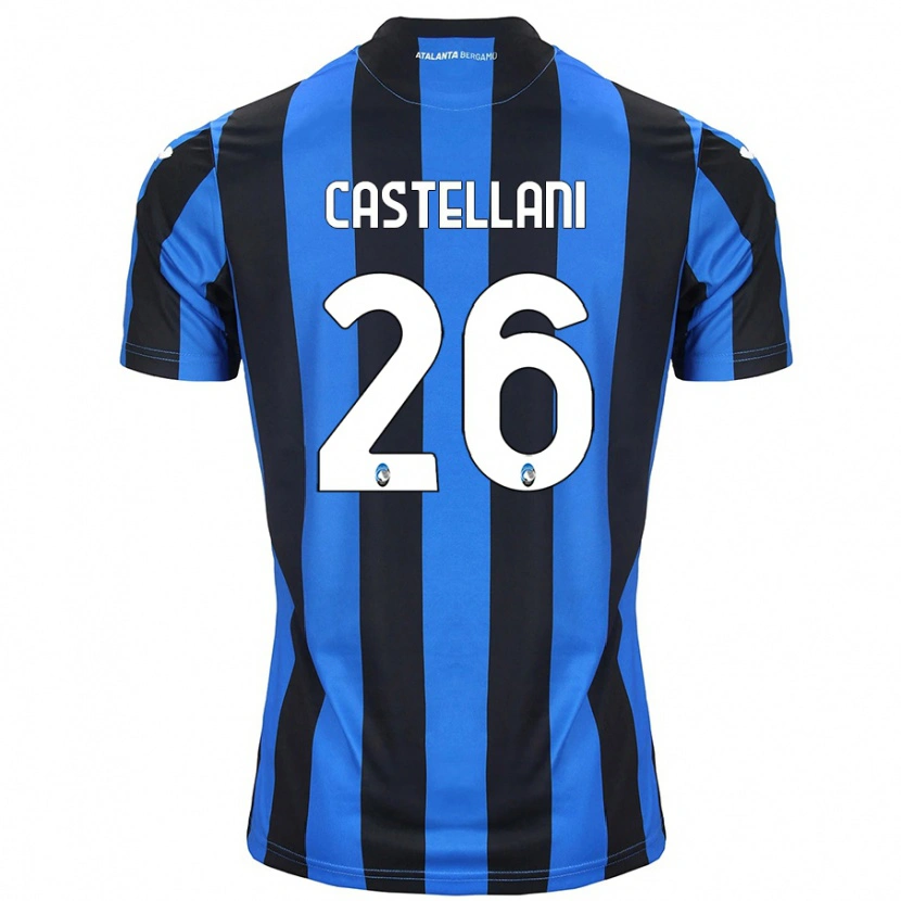 Danxen Mujer Camiseta Eleonora Castellani #26 Azul Negro 1ª Equipación 2024/25 La Camisa