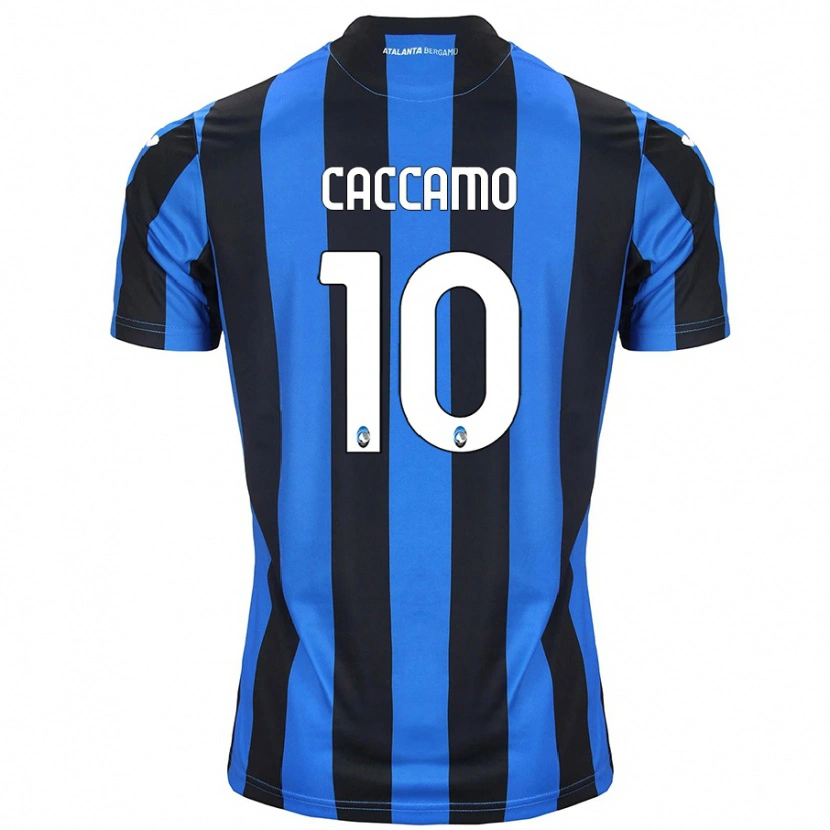 Danxen Mujer Camiseta Patrizia Caccamo #10 Azul Negro 1ª Equipación 2024/25 La Camisa