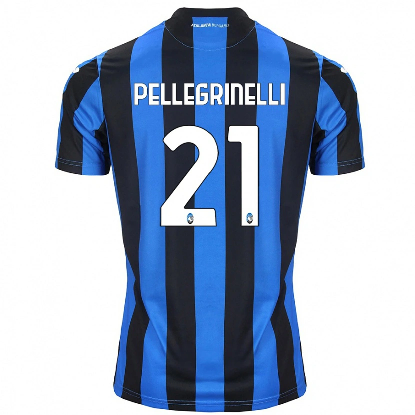 Danxen Mujer Camiseta Giorgia Pellegrinelli #21 Azul Negro 1ª Equipación 2024/25 La Camisa