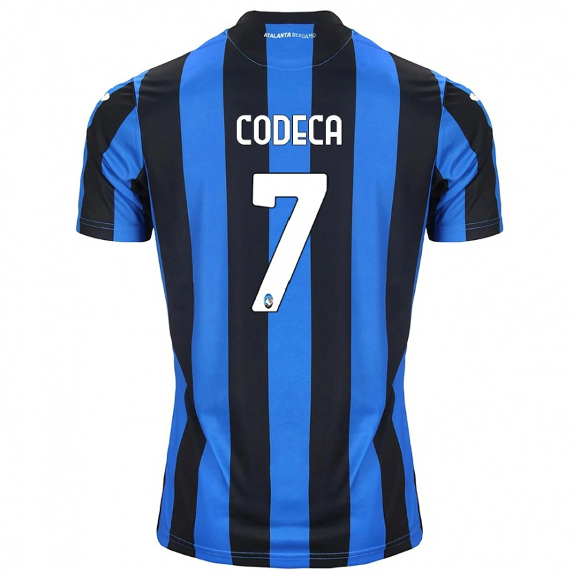 Danxen Mujer Camiseta Bianca Codeca #7 Azul Negro 1ª Equipación 2024/25 La Camisa