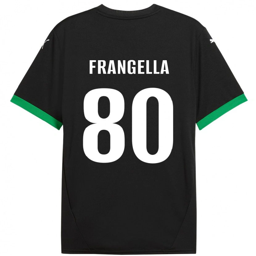Danxen Mujer Camiseta Christian Frangella #80 Negro Verde Oscuro 1ª Equipación 2024/25 La Camisa