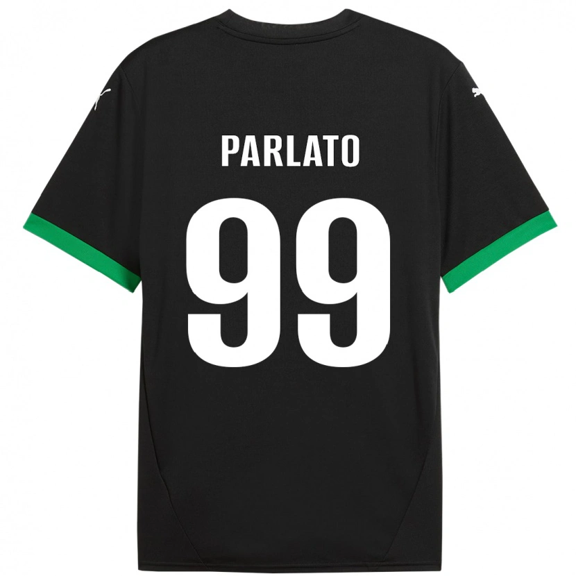 Danxen Mujer Camiseta Claudio Parlato #99 Negro Verde Oscuro 1ª Equipación 2024/25 La Camisa