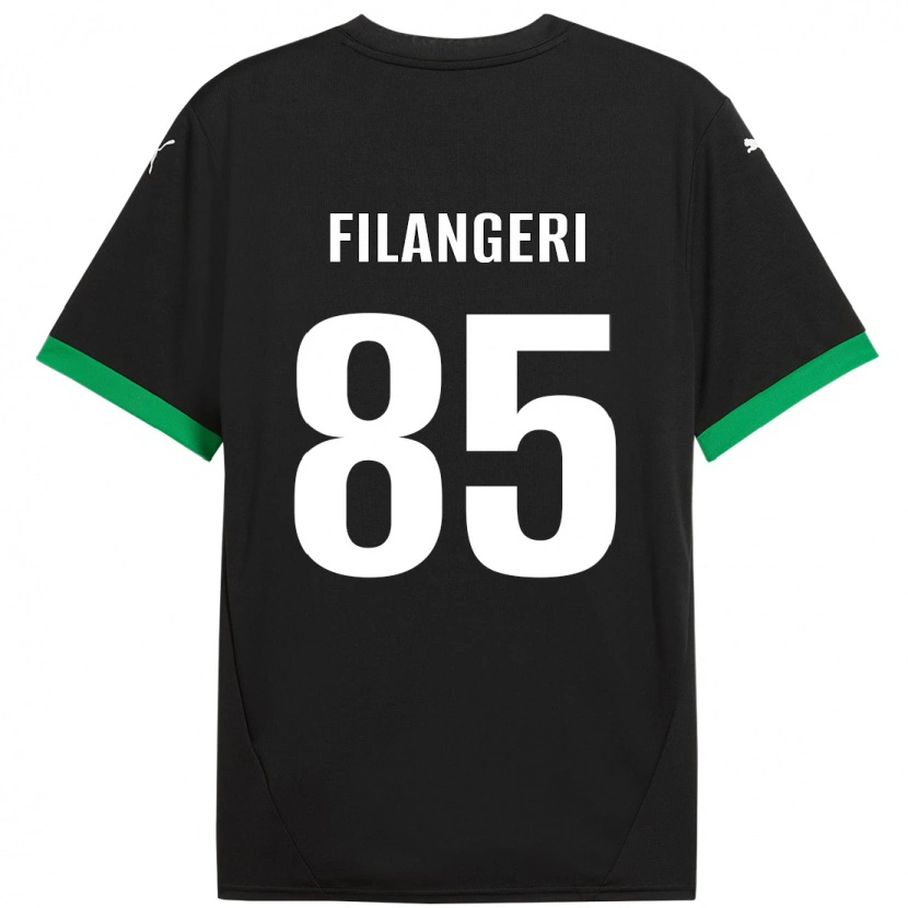 Danxen Mujer Camiseta Maria Luisa Filangeri #85 Negro Verde Oscuro 1ª Equipación 2024/25 La Camisa