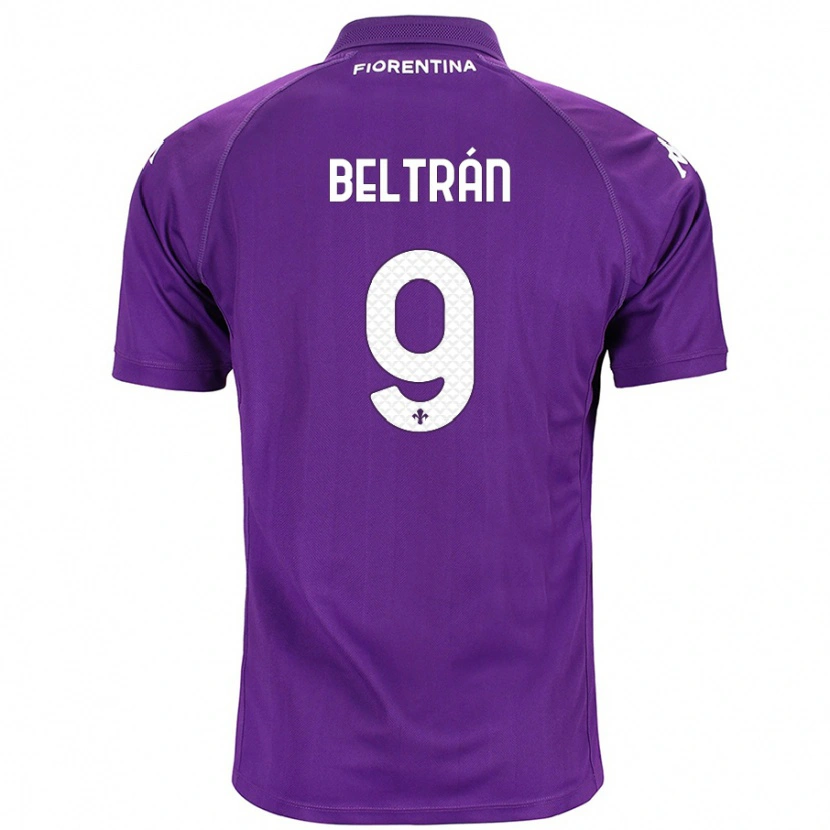 Danxen Mujer Camiseta Lucas Beltrán #9 Morado 1ª Equipación 2024/25 La Camisa