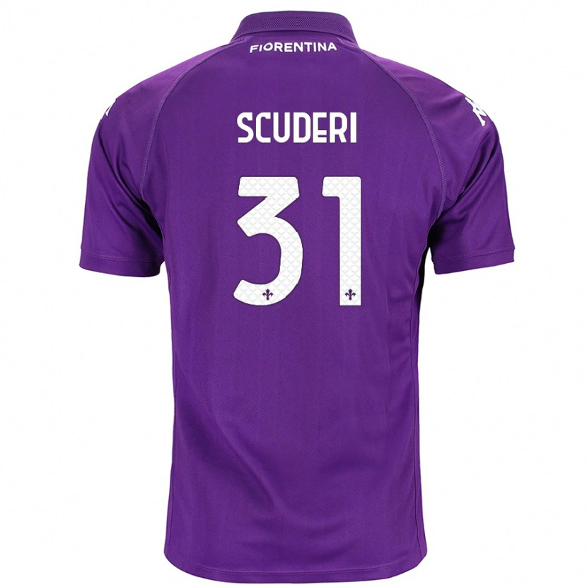 Danxen Mujer Camiseta Giulio Scuderi #31 Morado 1ª Equipación 2024/25 La Camisa