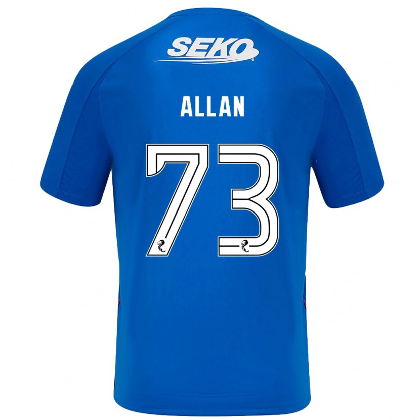 Danxen Mujer Camiseta Connor Allan #73 Azul Oscuro 1ª Equipación 2024/25 La Camisa