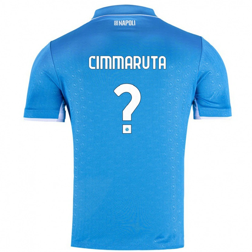 Danxen Mujer Camiseta Antonio Cimmaruta #0 Azul Cielo 1ª Equipación 2024/25 La Camisa