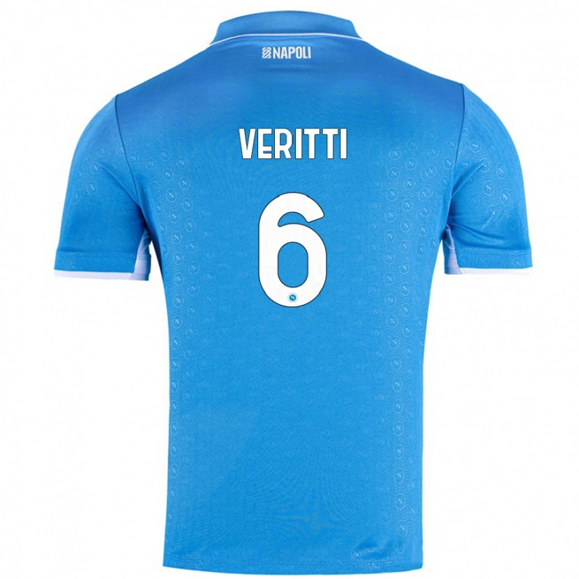 Danxen Mujer Camiseta Federica Veritti #6 Azul Cielo 1ª Equipación 2024/25 La Camisa