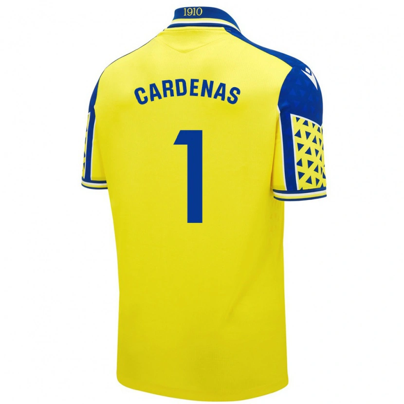 Danxen Mujer Camiseta Raquel Cárdenas #1 Amarillo Azul 1ª Equipación 2024/25 La Camisa