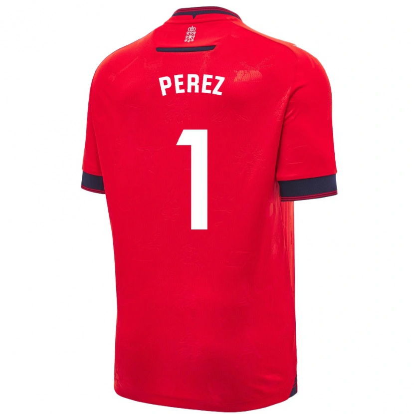 Danxen Mujer Camiseta Silvia Pérez Fernández De Romarategui #1 Rojo Blanco 1ª Equipación 2024/25 La Camisa