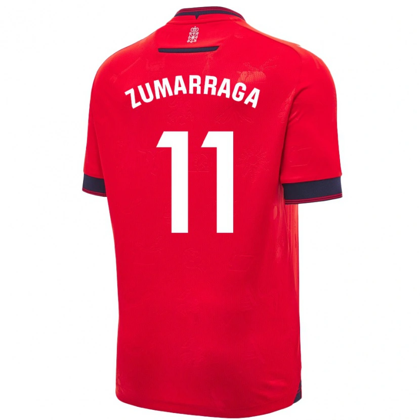Danxen Mujer Camiseta Aitana Zumárraga Garde #11 Rojo Blanco 1ª Equipación 2024/25 La Camisa