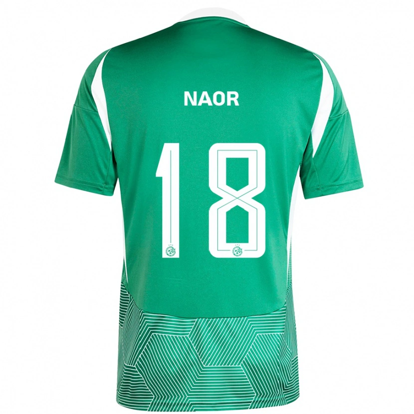 Danxen Mujer Camiseta Goni Naor #18 Verde Blanco 1ª Equipación 2024/25 La Camisa