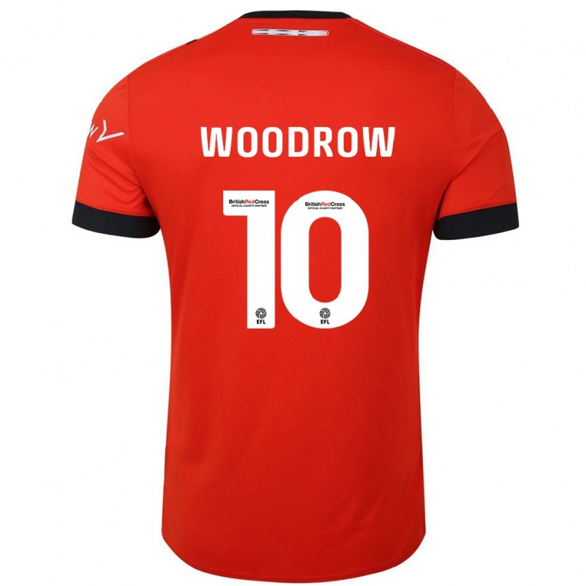 Danxen Mujer Camiseta Cauley Woodrow #10 Naranja Negro 1ª Equipación 2024/25 La Camisa