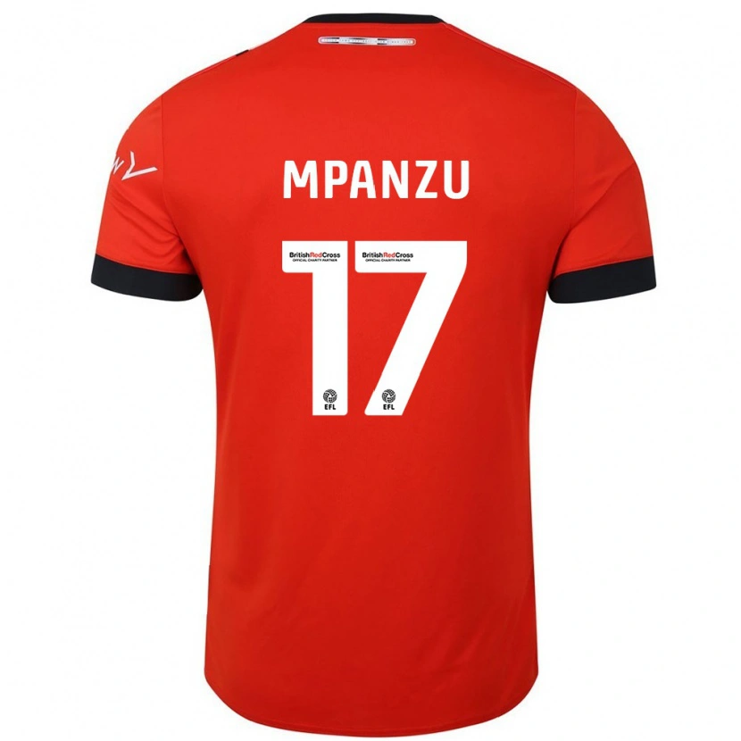 Danxen Mujer Camiseta Pelly Ruddock Mpanzu #17 Naranja Negro 1ª Equipación 2024/25 La Camisa