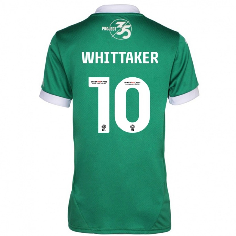 Danxen Mujer Camiseta Morgan Whittaker #10 Verde Blanco 1ª Equipación 2024/25 La Camisa