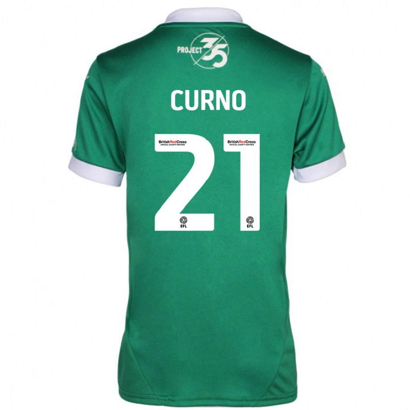 Danxen Mujer Camiseta Maddi Curno #21 Verde Blanco 1ª Equipación 2024/25 La Camisa