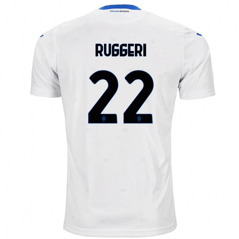 Danxen Mujer Camiseta Matteo Ruggeri #22 Blanco 2ª Equipación 2024/25 La Camisa