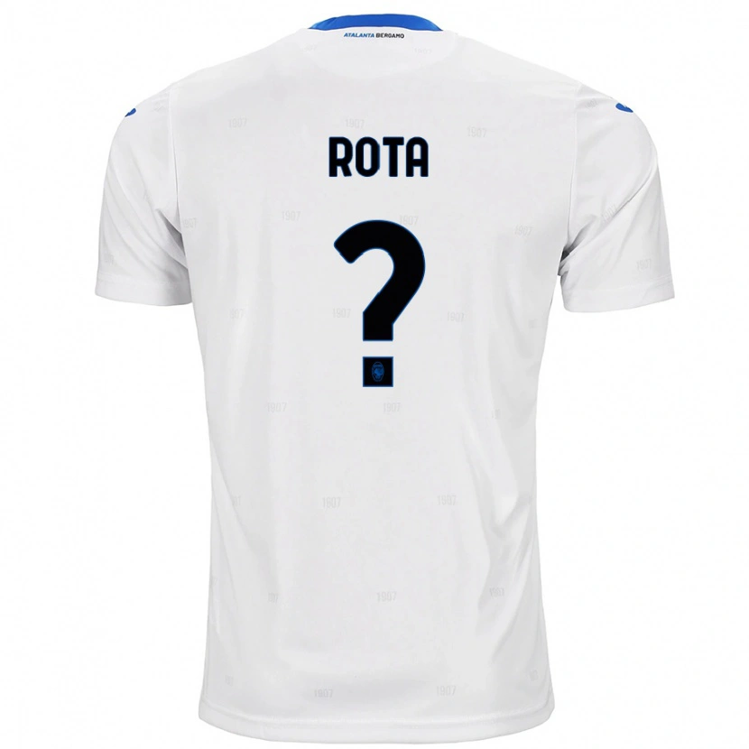 Danxen Mujer Camiseta Nicolò Rota #0 Blanco 2ª Equipación 2024/25 La Camisa