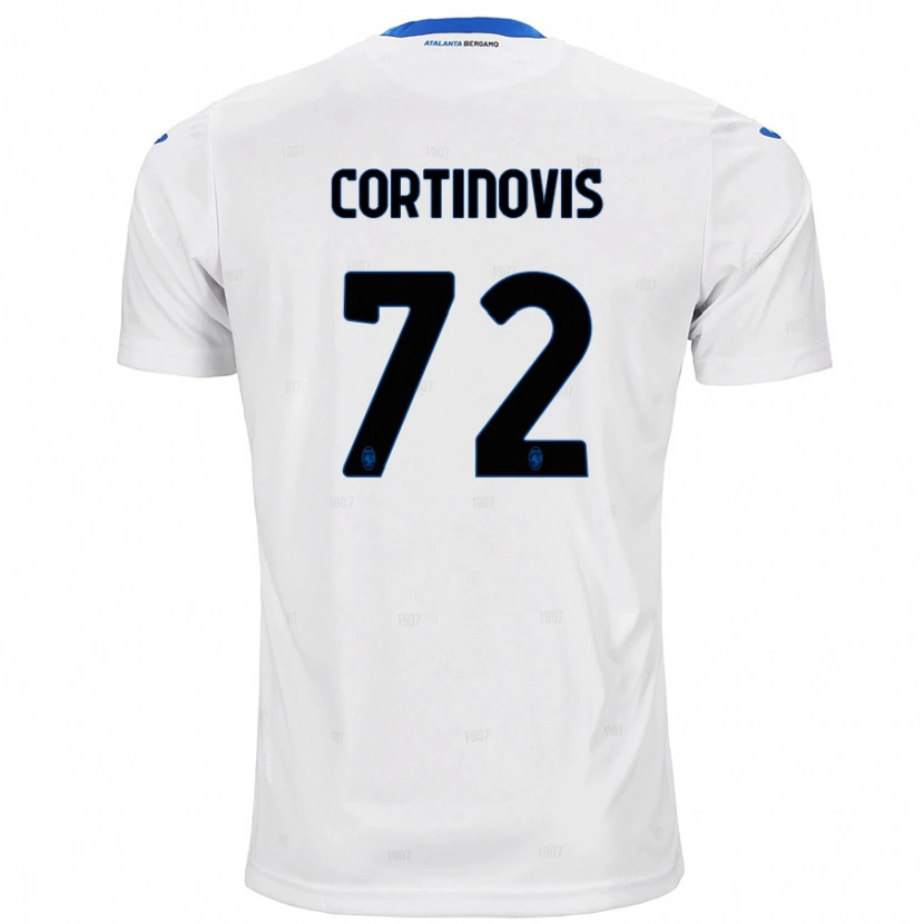 Danxen Mujer Camiseta Alessandro Cortinovis #72 Blanco 2ª Equipación 2024/25 La Camisa