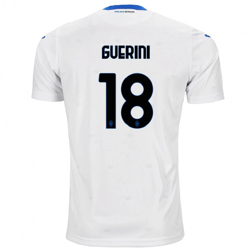 Danxen Mujer Camiseta Alessio Guerini #18 Blanco 2ª Equipación 2024/25 La Camisa