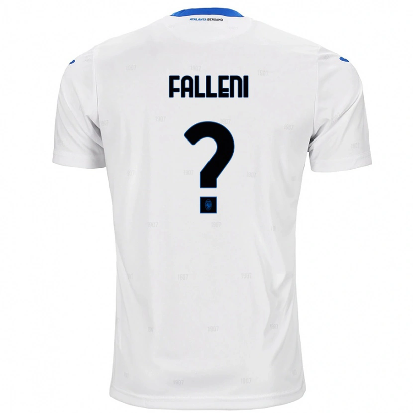 Danxen Mujer Camiseta Alessandro Falleni #0 Blanco 2ª Equipación 2024/25 La Camisa