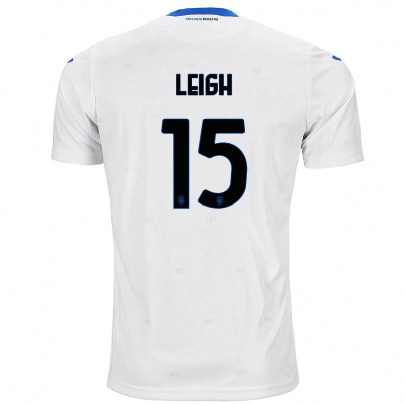 Danxen Mujer Camiseta Adrienne Leigh #15 Blanco 2ª Equipación 2024/25 La Camisa