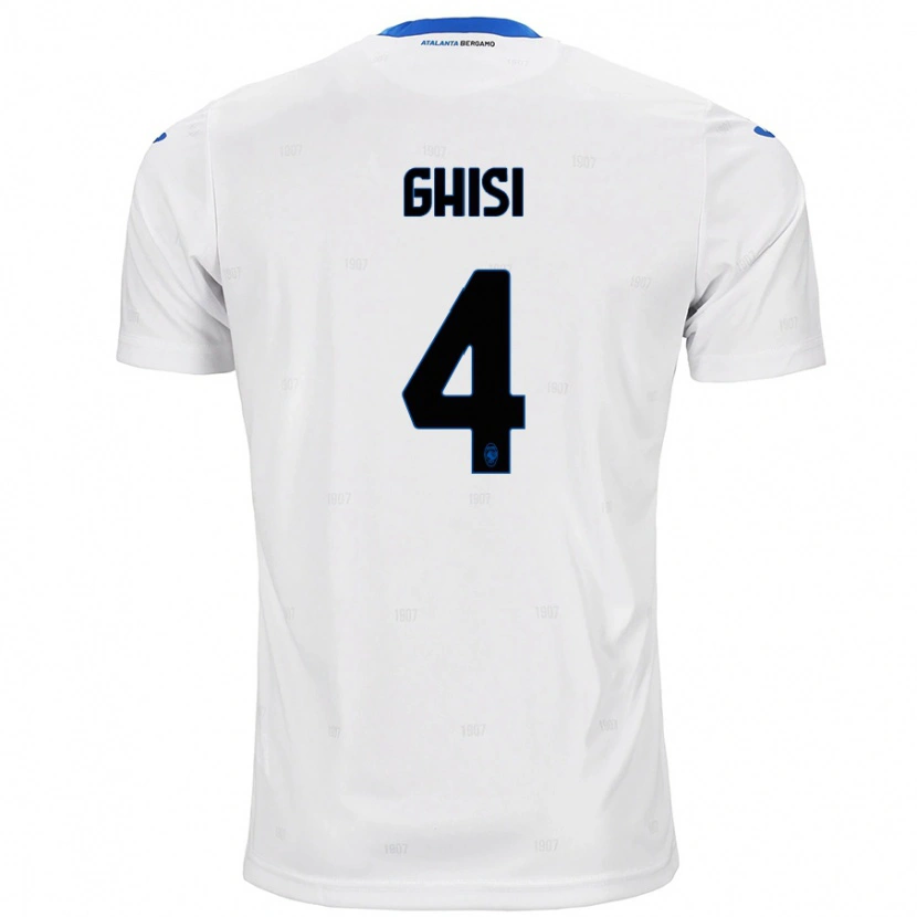 Danxen Mujer Camiseta Laura Ghisi #4 Blanco 2ª Equipación 2024/25 La Camisa