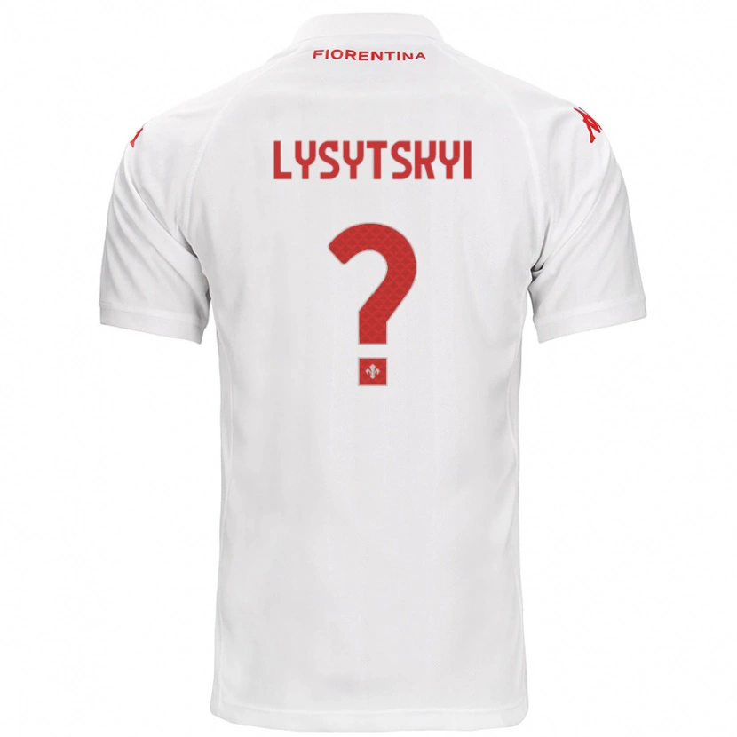Danxen Mujer Camiseta Andriy Lysytskyi #0 Blanco 2ª Equipación 2024/25 La Camisa