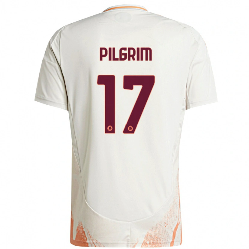 Danxen Mujer Camiseta Alayah Pilgrim #17 Crema Blanco Naranja 2ª Equipación 2024/25 La Camisa