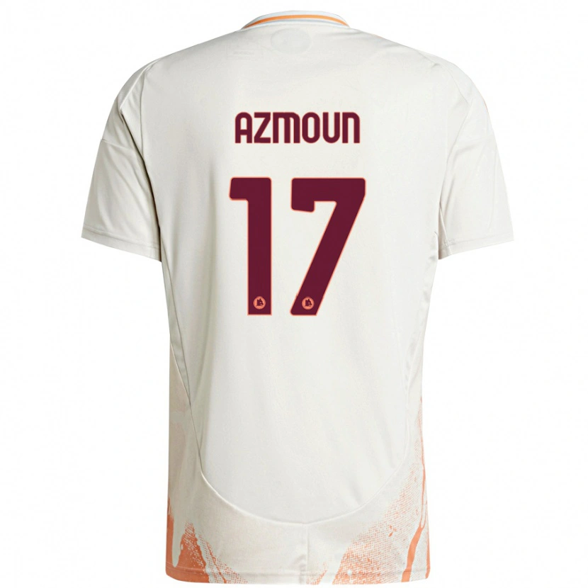 Danxen Mujer Camiseta Sardar Azmoun #17 Crema Blanco Naranja 2ª Equipación 2024/25 La Camisa