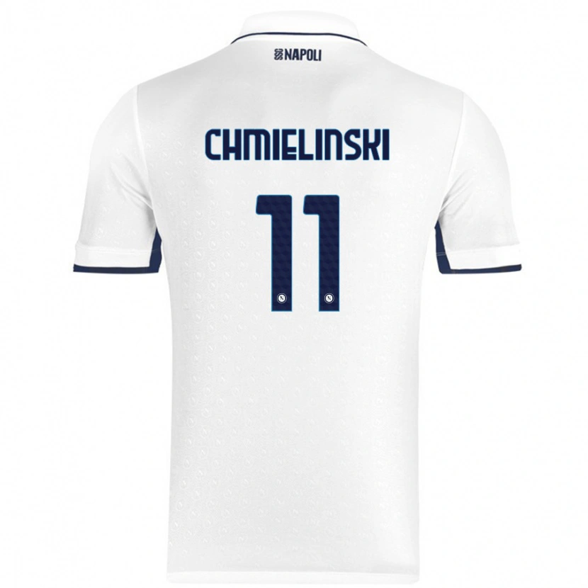Danxen Mujer Camiseta Gina Chmielinski #11 Blanco Azul Real 2ª Equipación 2024/25 La Camisa